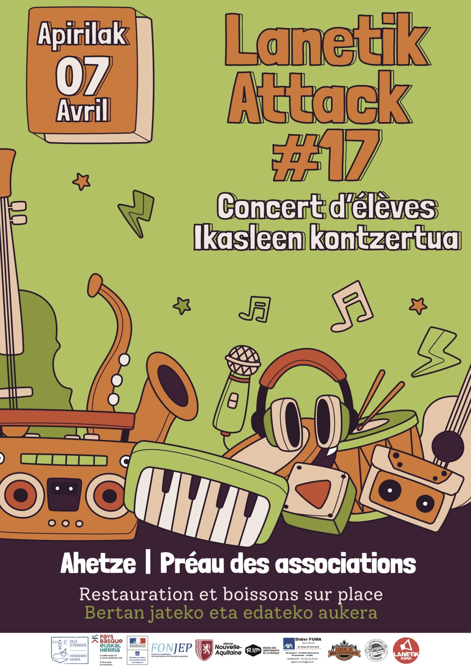 concert lanetik Attack le 7 avril 2023